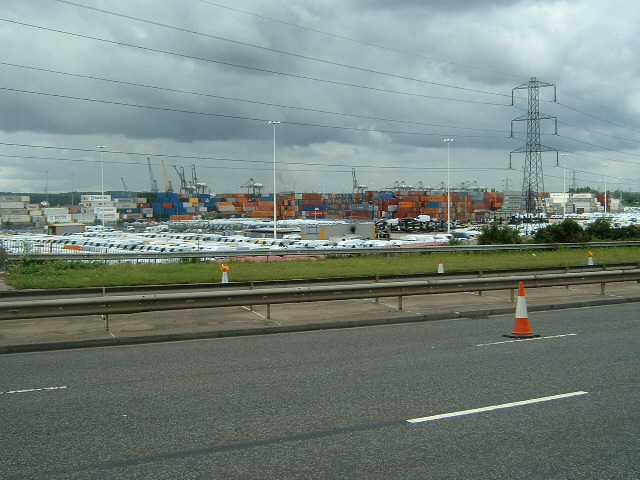 Southampton docks.