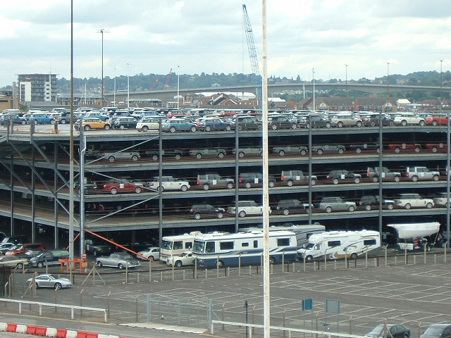 It looks like a lot of cars get imported and exported here.