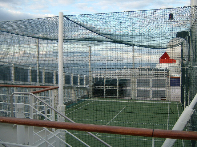 A tennis court. Who would have thought it?