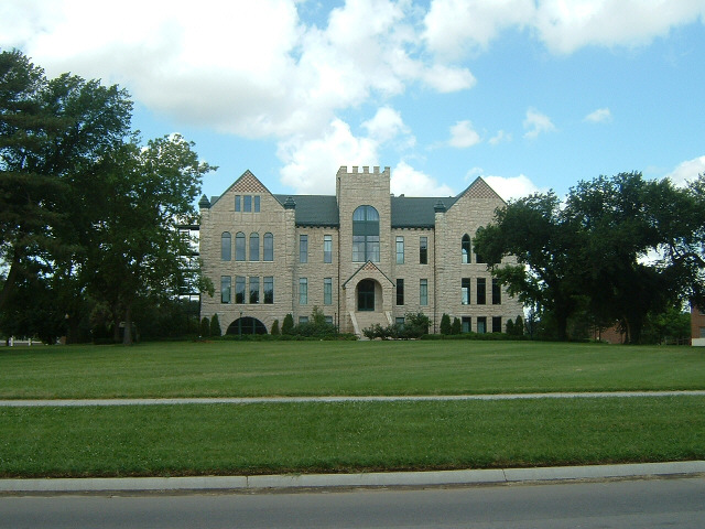 One of the college buildings in a place called Sterling.