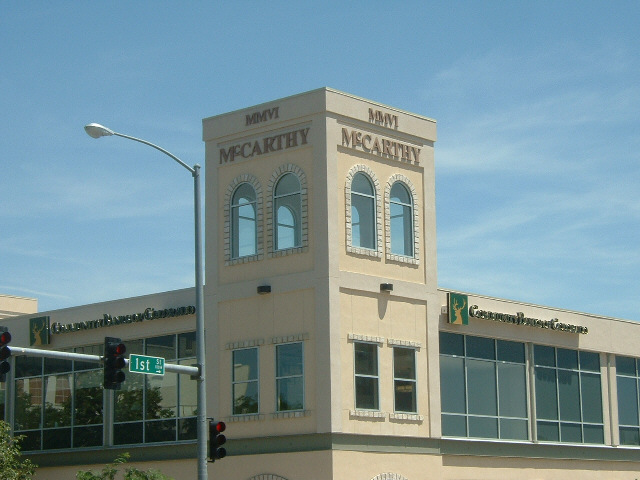 One of Pueblo's less historic buildings.