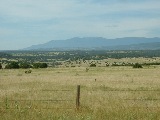 The view to my left. These are the Sangre de Cristo mountains.