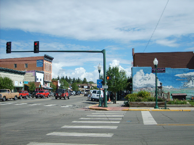 This is the centre of Gunnison. It seems like quite a touristy town. In fact, it's about the first p...
