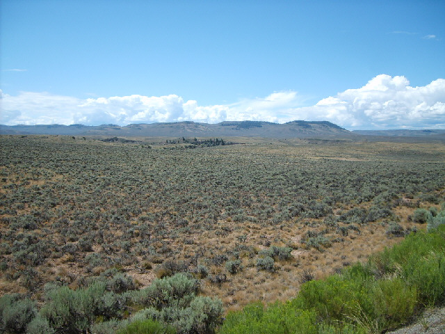 Impressive scenery. I think the reservoir might be where those trees are in the middle-distance, hid...