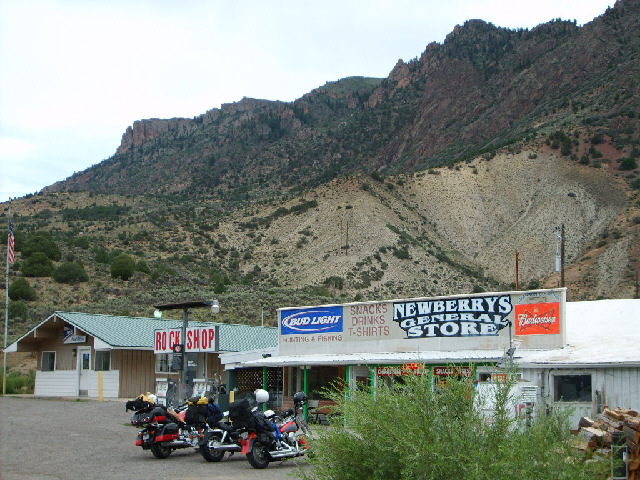 I stopped here for some sweets. There seems to be a lot of rubbish sold in that shop. Rocks, for ins...