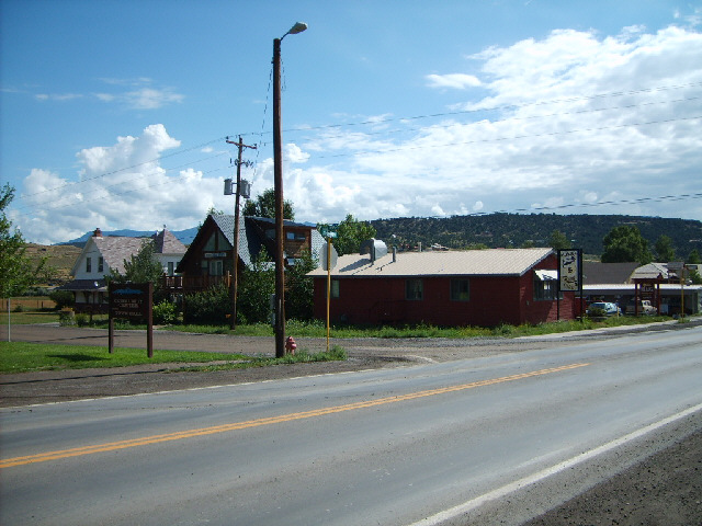 Ridgway, known as 'the town that refused to die'. It's a bit of a tourist trap now.