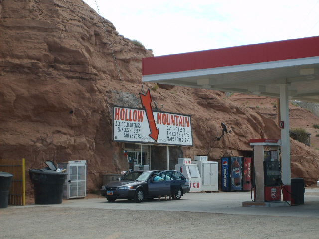 At Hanksville, where I rejoin the Western Express route, the petrol station shop is another of those...