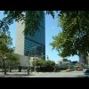 The United Nations building. Word of my trip got out on an Internet newsgroup while I was on the shi...