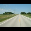 My road on the right, the interstate on the left. It goes on like this for miles. Unfortunately, the...