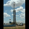 Probably a new oil well or something. What's of interest to me is the way those flags show what a wo...