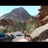 This is as far as I can go. The tunnel is just ahead. The hat, by the way, bears the name of Moab, w...
