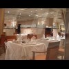 Here is one of the first class dining rooms set out for breakfast. Incidentally, on the way to the m...