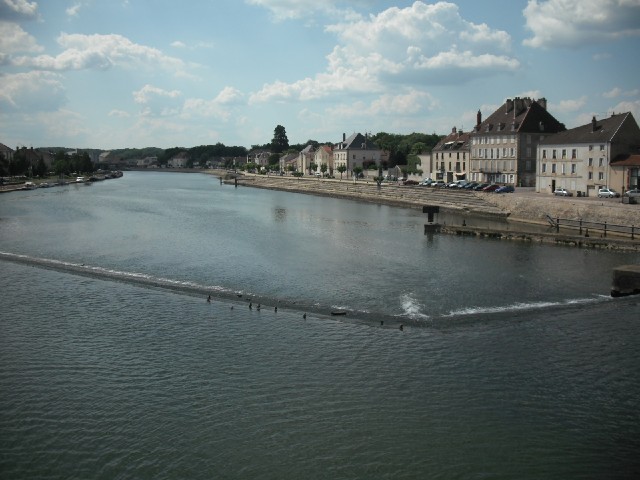 Gray, by far the largest town I passed through on today's ride between Chaumont and Besanon, not th...