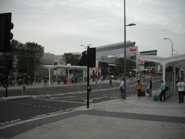 Westfield at White City. Apparently, this is the largest shopping centre in Europe, which surprised ...