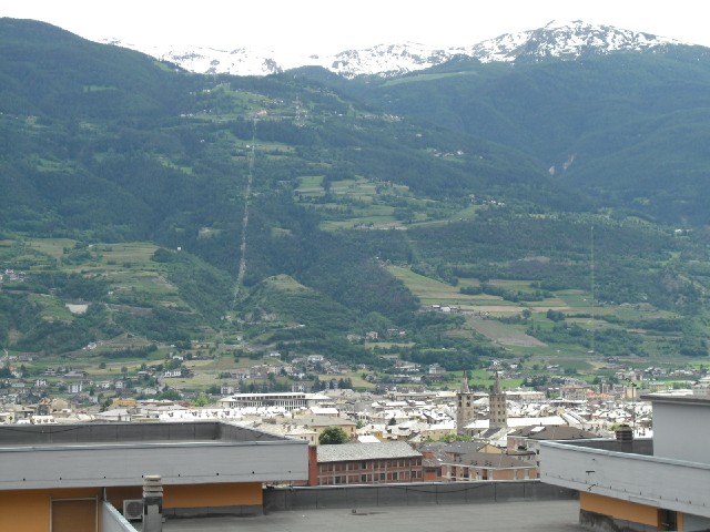 Aosta and its surroundings.