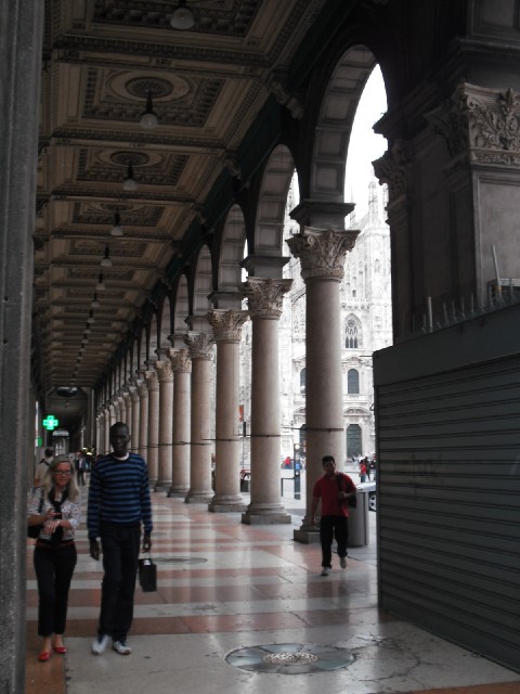 Still in central Milan.