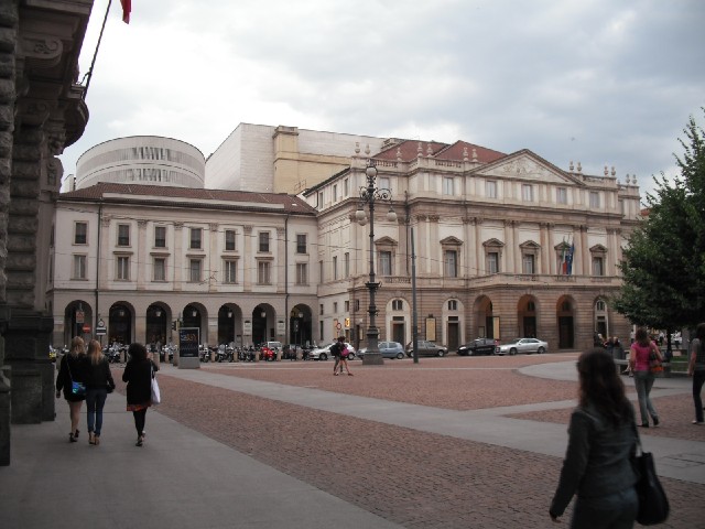 La Scala, the opera house.