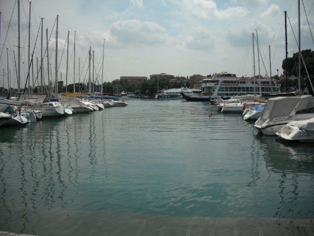 The harbour.