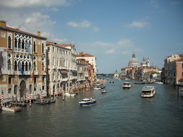 The Grand Canal, seen from the Academy Bridge.