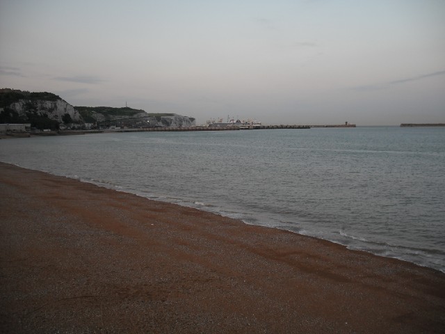 Dover Harbour. I'm not really sure why the harbour needs to be so big. There's a marina behind me an...