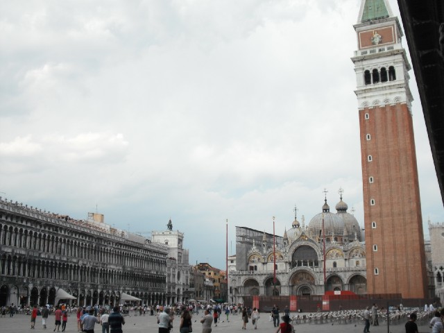 St. Mark's Square. I considered going up the tower but it seems the only way up is in a lift, which ...