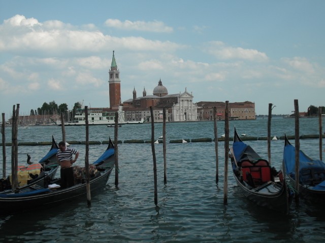 A view across to St. Georges, one of the islands remote from the main part of Venice.