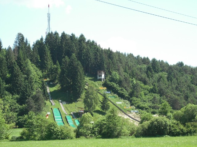 A ski jump. I haven't seen one of those for years.