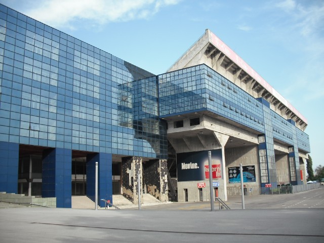 The modernisation of the Dinamo Zagreb's Maksimir Stadium looks a bit patchy.