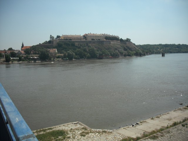 The fortress at Novi Sad, seen across the Danube.