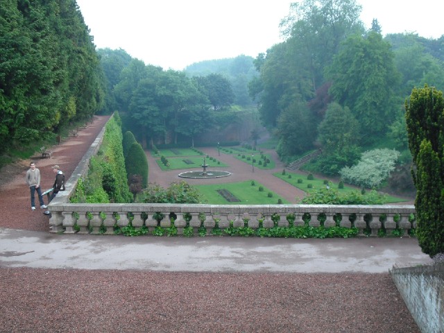 The public garden in St. Omer.