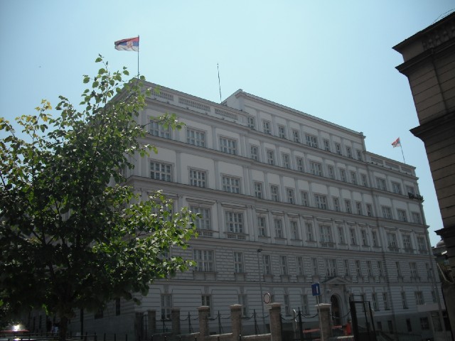 Some official-looking building in Belrade.