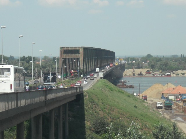 The Pancevacki Bridge.