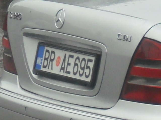 Sorry, I'm afraid I do have a strange fascination with number plates. I saw one like this yesterday ...