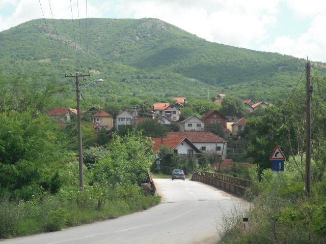The village of Jelasnica. I'm taking the hilly back road for the first part of today because the val...