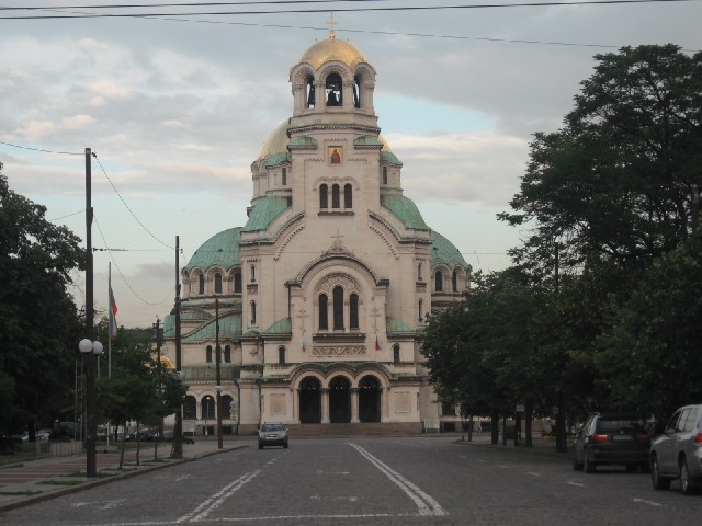 The Alexander Nevski Cathedral.