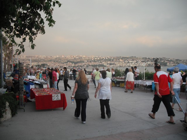 The seafront in B�y�kcekmece. In Venice, I said that the water we were seeing wasn't quite the Medit...