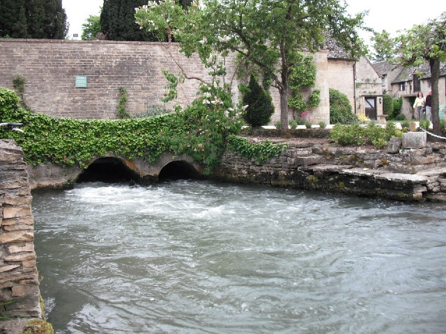 The hotel is called the Mill and Old Swan. This is the millrace.