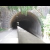 Looking through the tunnel. This goes right under the citadel and re-joins the River Doubs on the ot...
