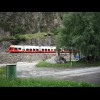 The St. Bernard Express, which runs up the valley from Martigny to Orsires. Like everything else ar...