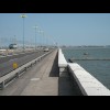 On the causeway to Venice. The water on either side is a lagoon, a huge natural harbour separated fr...