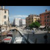 Venice! The bridge terminated in a railway station, bus station and car park. From here on, the only...