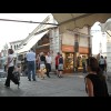 These shops are on the Rialto Bridge. 