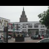 Calais, where there are buildings like that over almost all of the roads leading into this square, t...