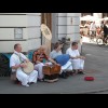 A Hare Krishna group in Ljubljana.