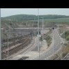 The entrance to the Channel Tunnel.