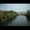 The river Krca in Novo Mesto.