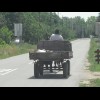 I didn't have to come far into Serbia to see horse-drawn carts. There were several in the first vill...