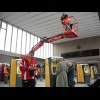 My entertainment for today was watching the windows being cleaned in Arras station, where I sheltere...