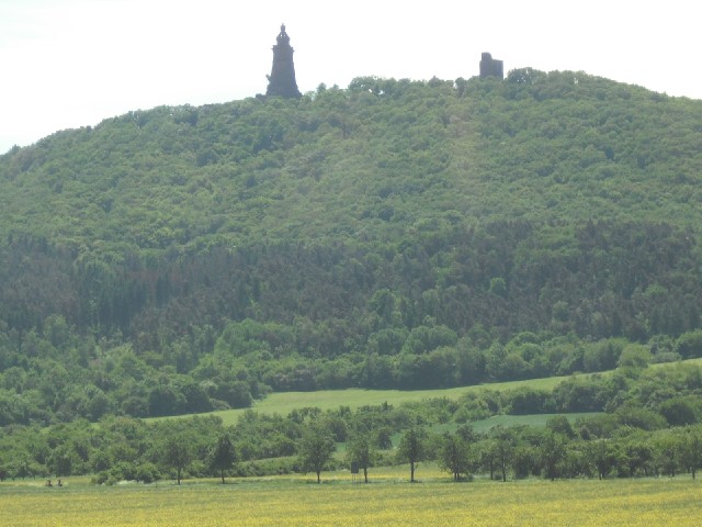The Kyffhuser Monument near Kelbra. You might just be able to see those two cyclists again in the b...