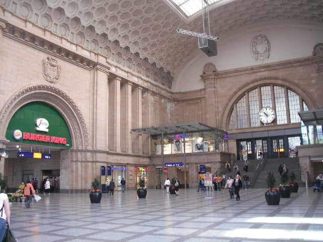 The East hall of the station.